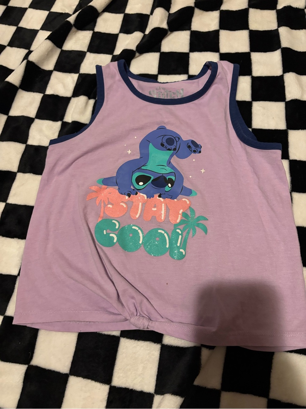 Girls size large 10/12 stitch tank (small for stain)